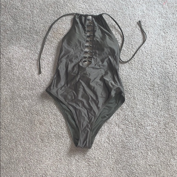 Forever 21 Other - Army Green One Piece Swimsuit